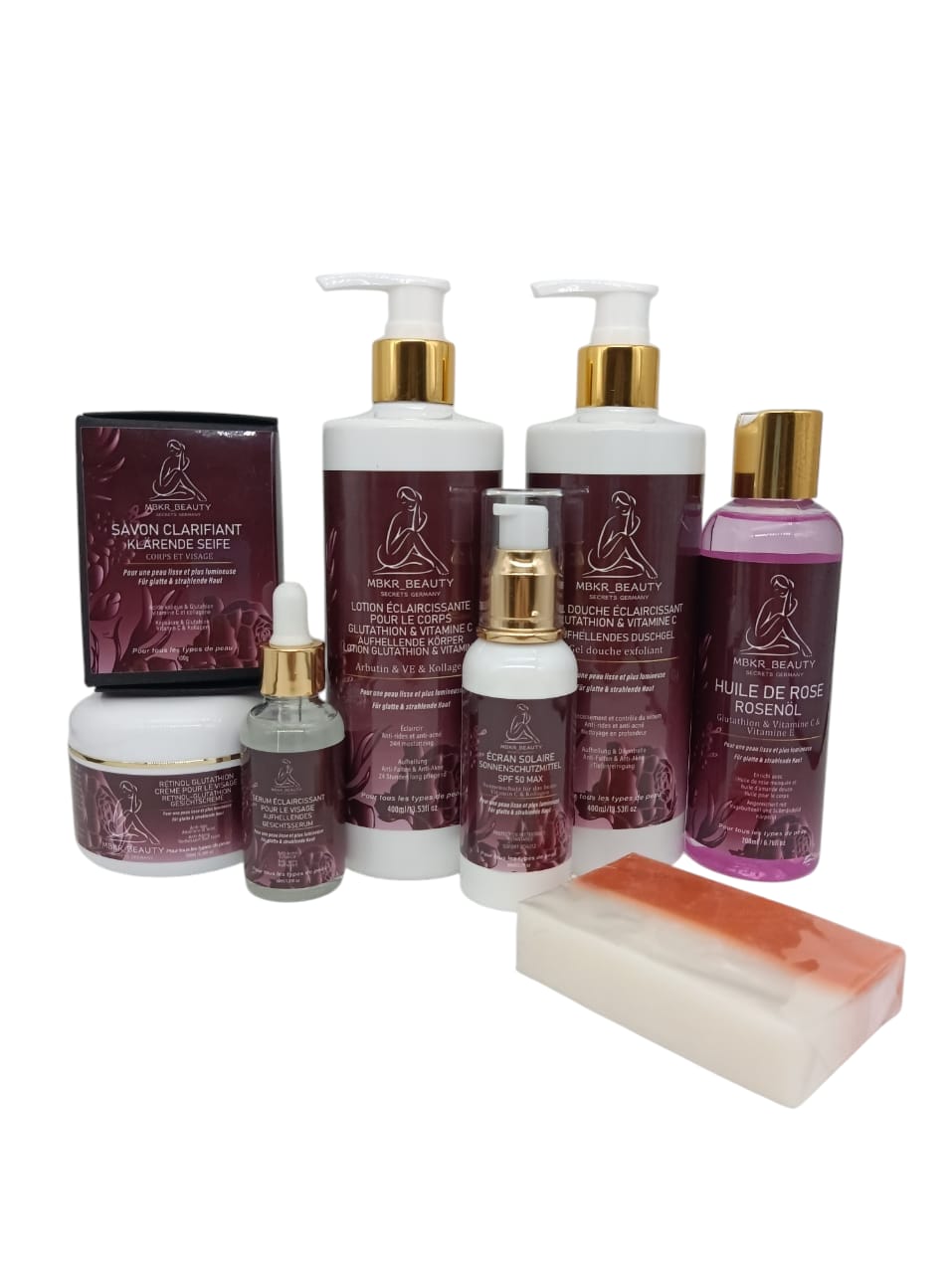 MBKR_Beauty Secrets Hautpflegeset mit Glutathion, Kollagen und Vitamin C